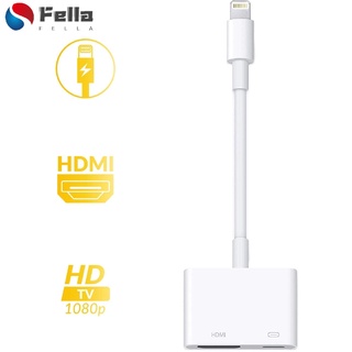 Compatible With iPhone iPad To HDMI Adapter Cable, Digital AV 1080p HD TV Connector