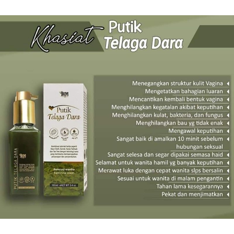 PUTIK TELAGA DARA FEMININE WASH JRM HQ ORI (SG INSTOCKS) | Shopee Singapore