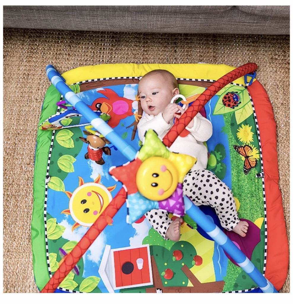 baby einstein caterpillar & friends play gym with lights and melodies