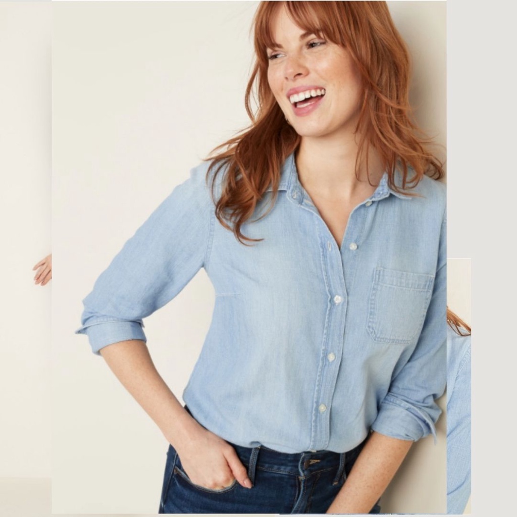 denim shirt womens old navy