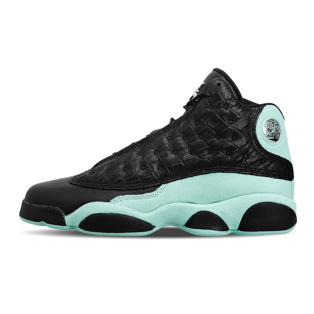 jordan retro 13 green and black