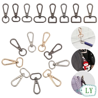 Image of LY 5pcs Hardware Bags Strap Buckles Jewelry Making Collar Carabiner Snap Lobster Clasp Metal DIY KeyChain Bag Part Accessories Split Ring Hook/Multicolor