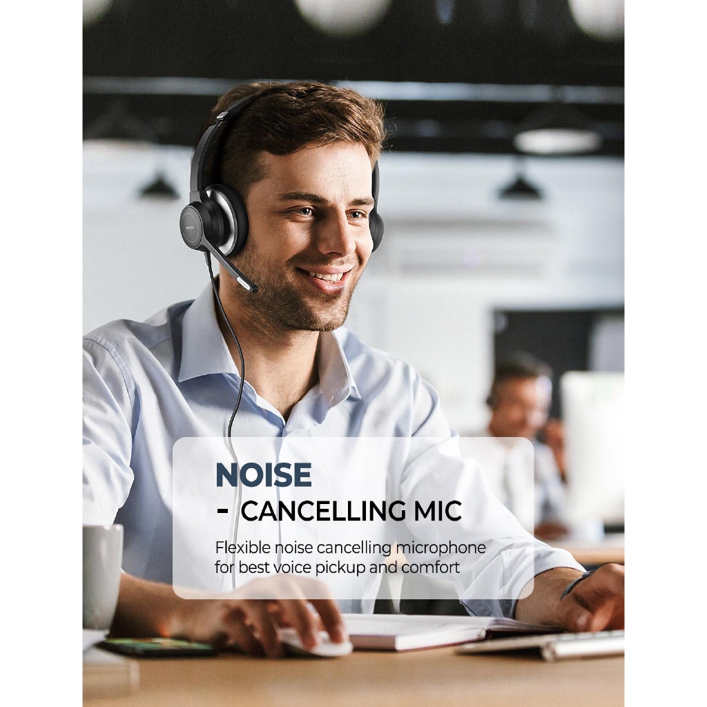 mpow hc6 usb headset with microphone