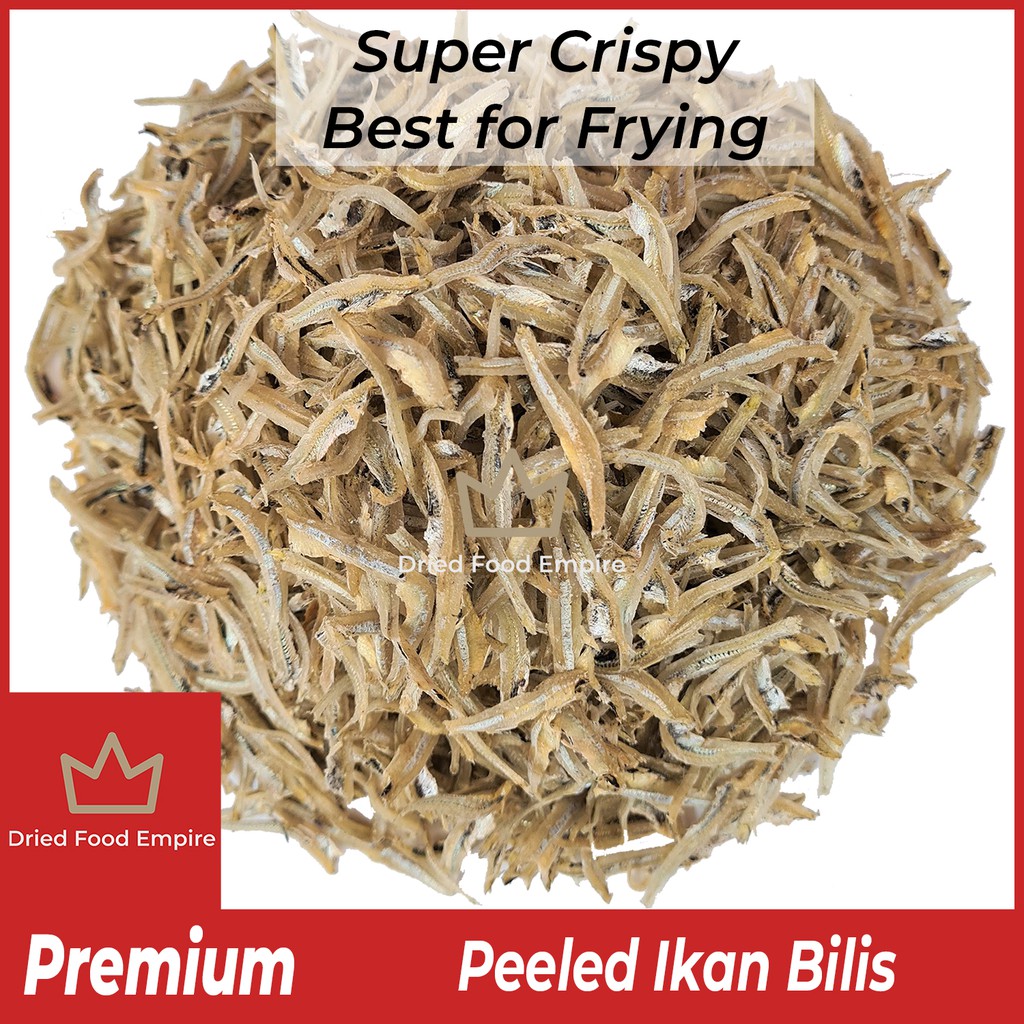 Premium Dried Anchovy Peeled Medium Ikan Bilis Anchovy 江鱼肉 Shopee