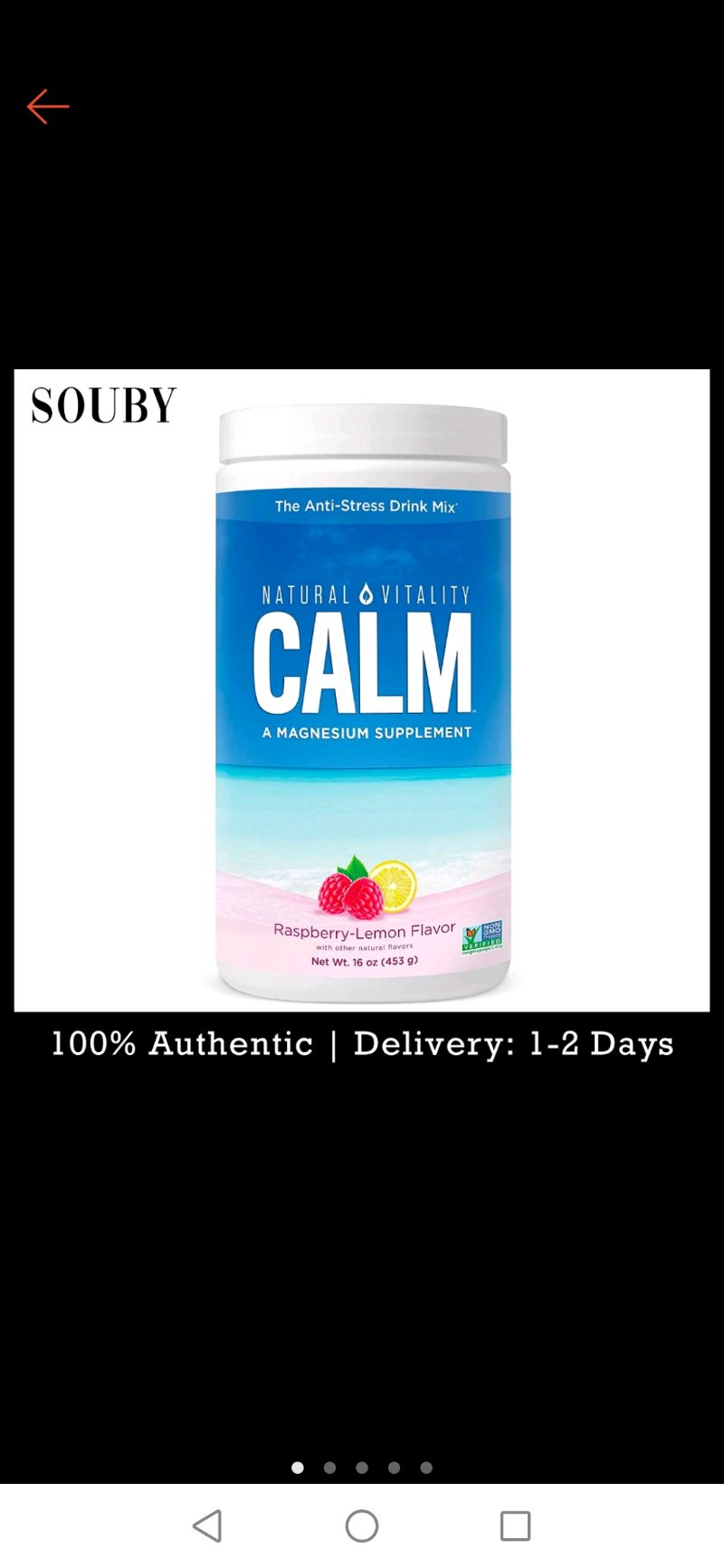 Natural Vitality Calm Magnesium Citrate Supplement , Anti-Stress Drink Mix  Powder - Raspberry Lemon Flavour - 453g | Shopee Singapore