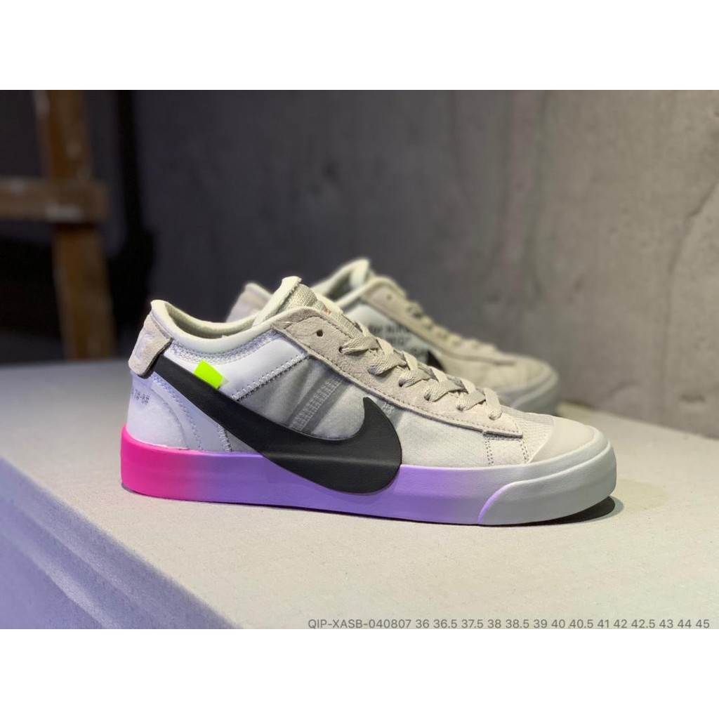 Registro Capa Musical Nike Blazer Off White Beige Deformacion America Dos Grados