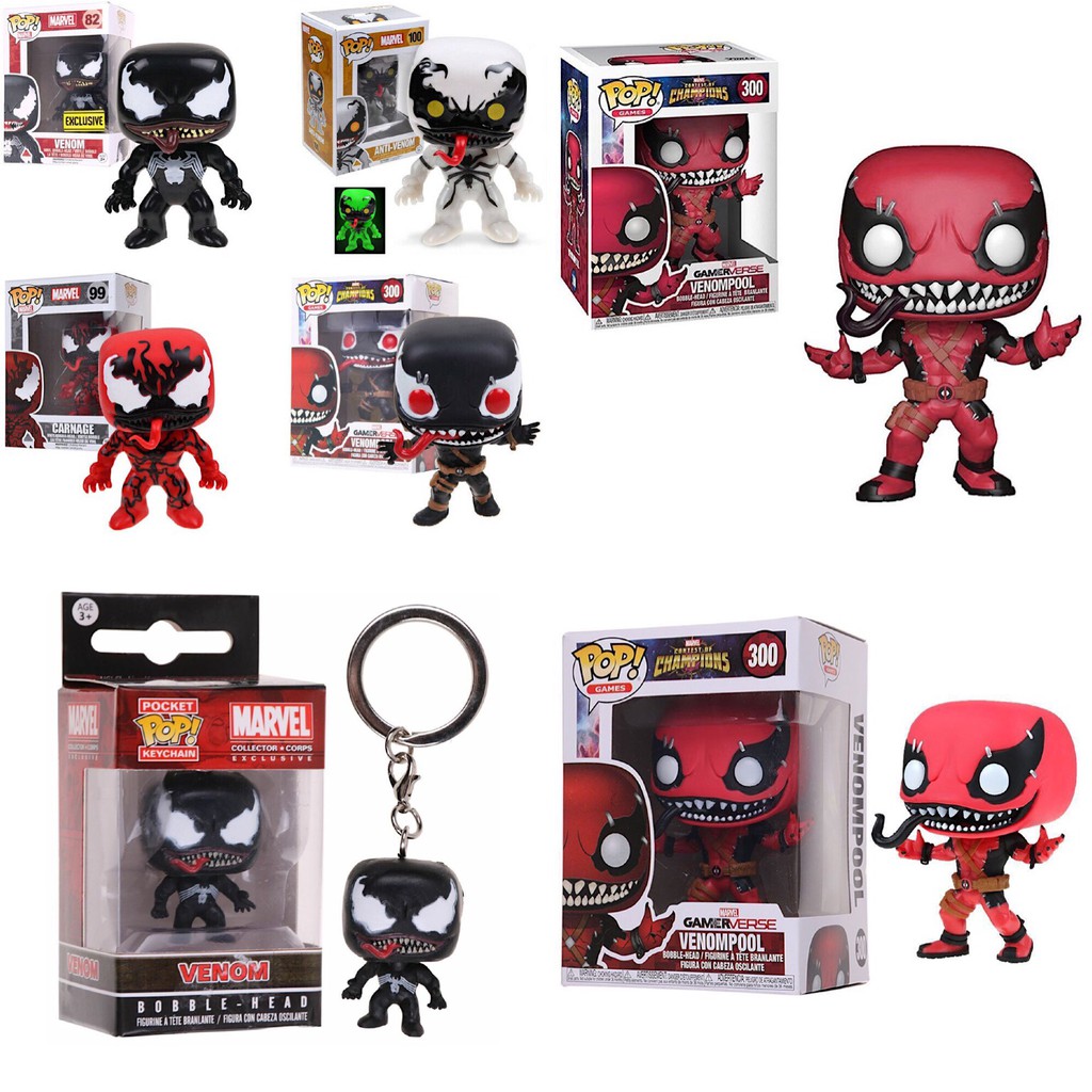 Venom Figure Anti Venom Venompool Carnage Action Series Figure Model Keychain Shopee Singapore - venom pool roblox