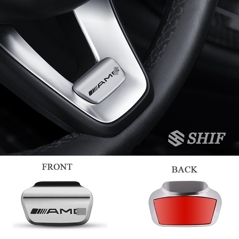 1 X AMG Metal Steering Wheel Emblem Badge For Mercedes Benz GLA GLC GLE CLA Shopee Singapore