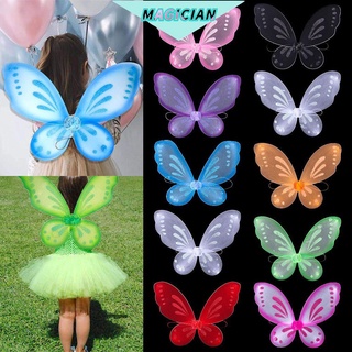 Almencla Kids Fairy Butterfly Wings Costume For Girls Princess Cosplay Party Dress Up Shopee Singapore