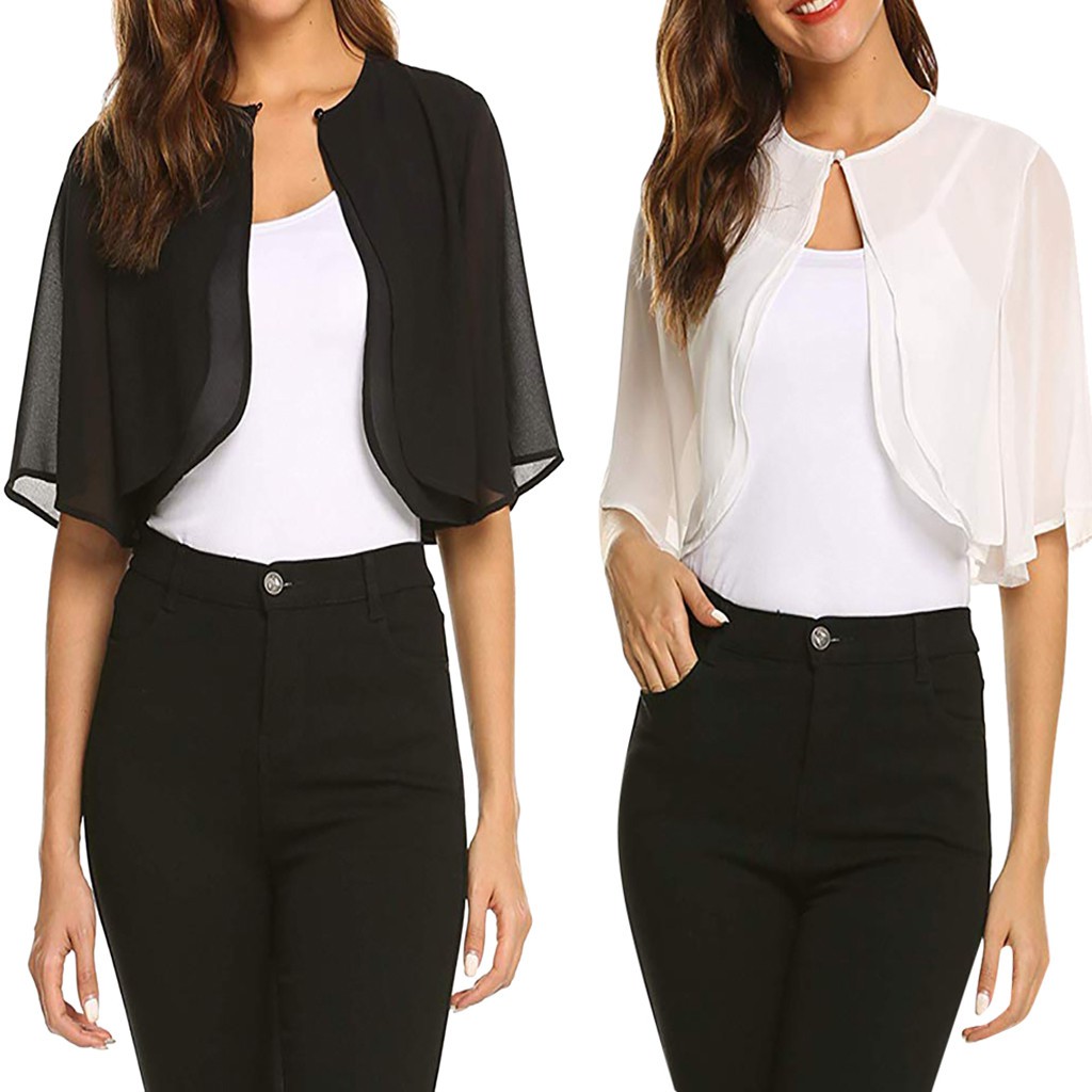 sheer shrug cardigan