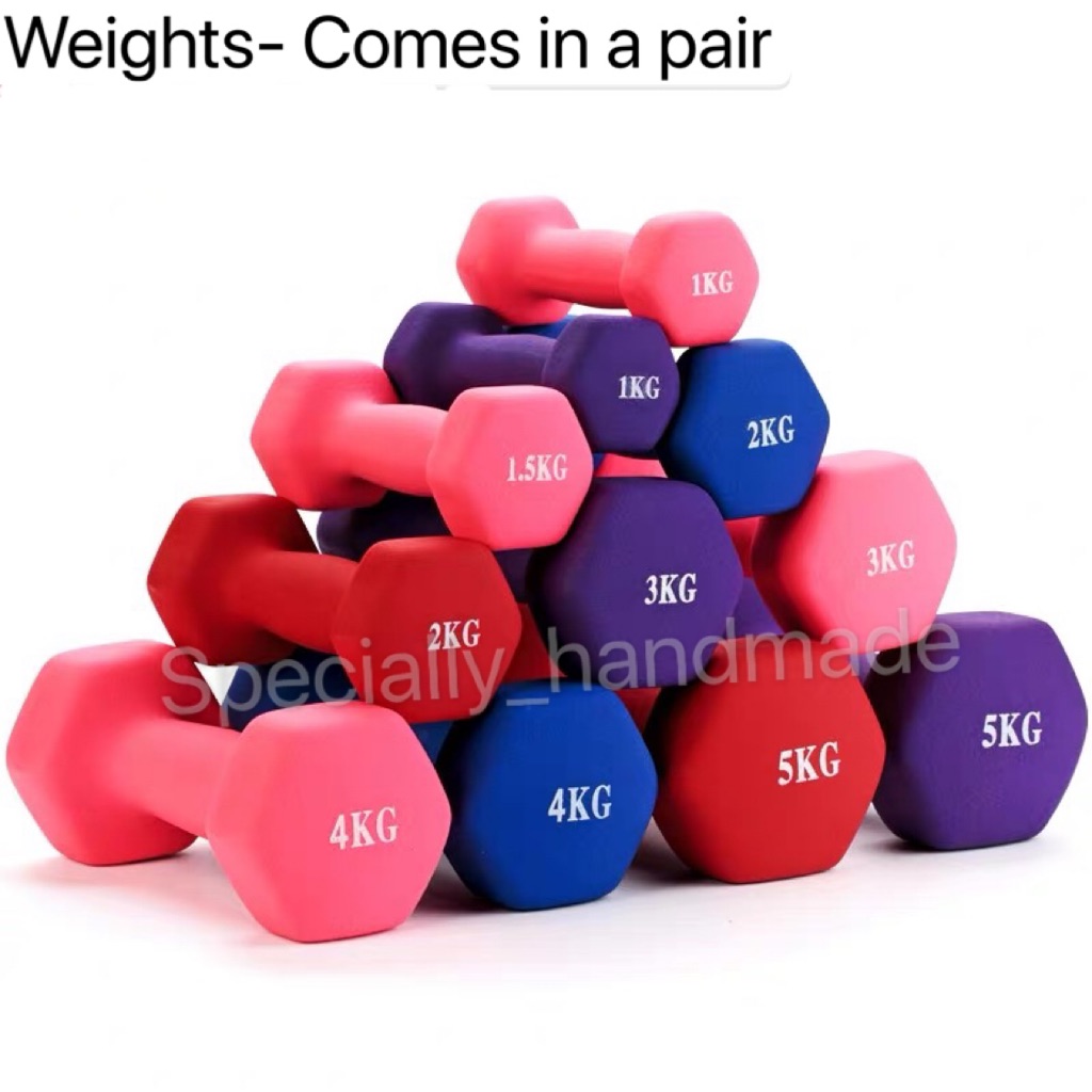 weights and dumbbells set