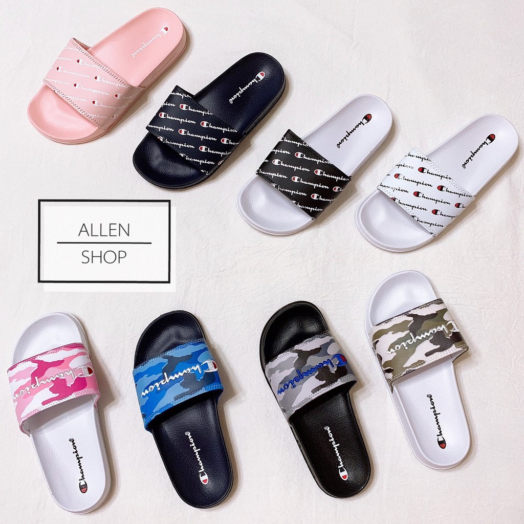 pink champion slippers