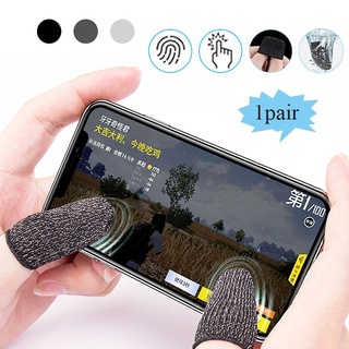 【Hot Sales】✨1 Pair Mobile Gaming Fingerstall Sleeve Anti-Sweat Anti-slip Breathable Sensitive Gloves Thumb CoverTouch Screen for Game PEACE for Game , Same As Game Anchor