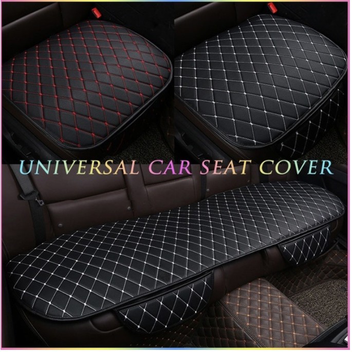 Shop Malaysia Leather Seat Dad Style Soft Cushion Seat Cover Pad Kusen Front Rear Driver Grab Axia Myvi Bezza Persona Viva Saga Shopee Singapore