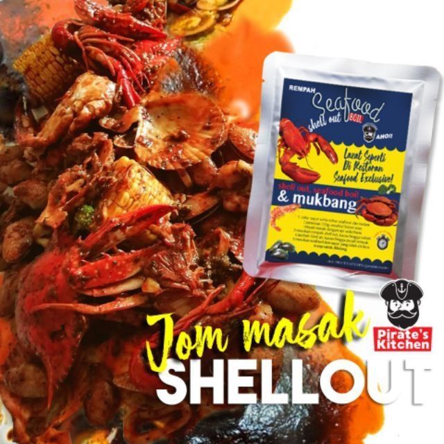 Shop Malaysia Cajun Butter Sauce Resepi Shellout Spices Exclusive Seafood Restaurant Seafood Boil Shopee Singapore