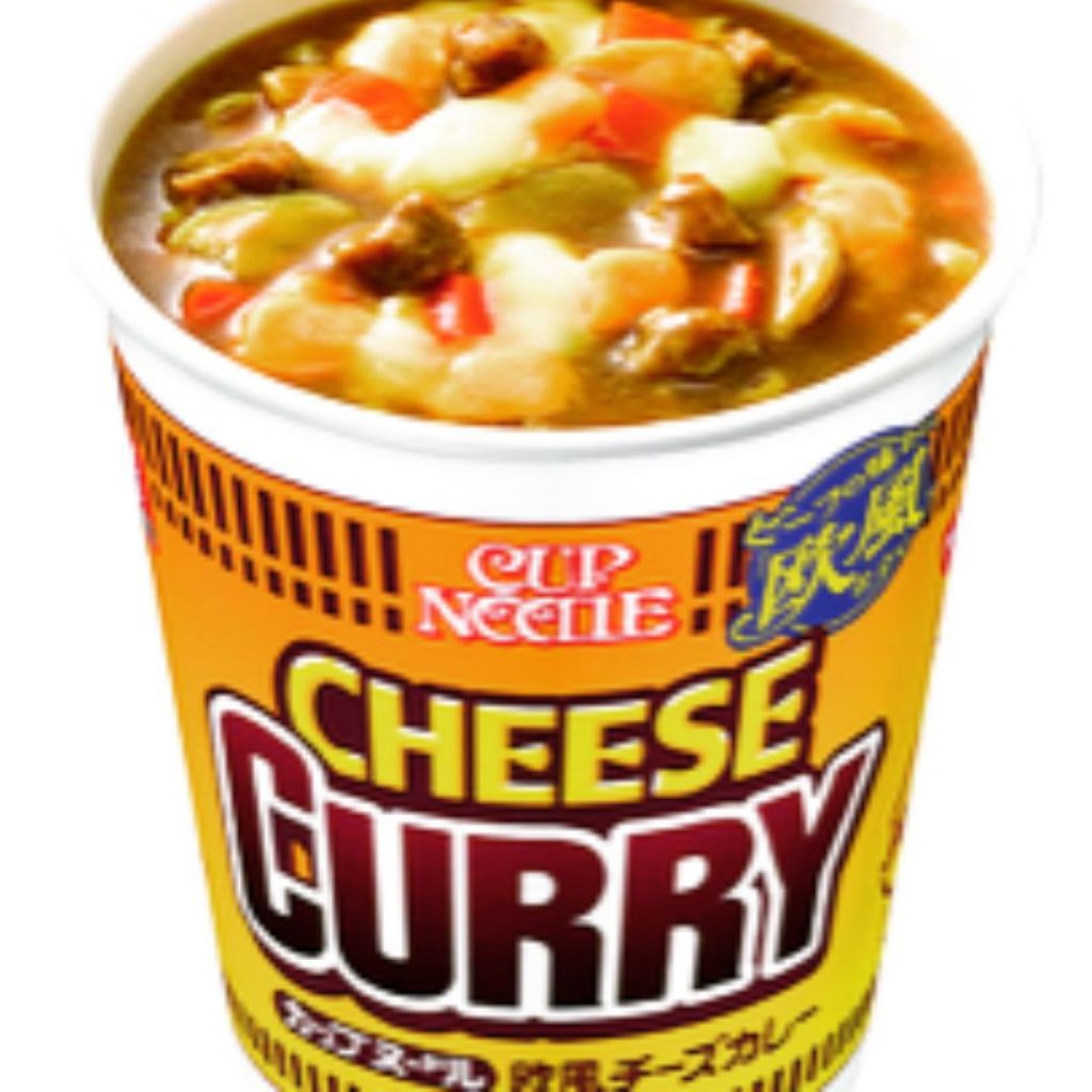 [Nissin] cup noodles ramen cheese curry flavor 85g | Shopee Singapore