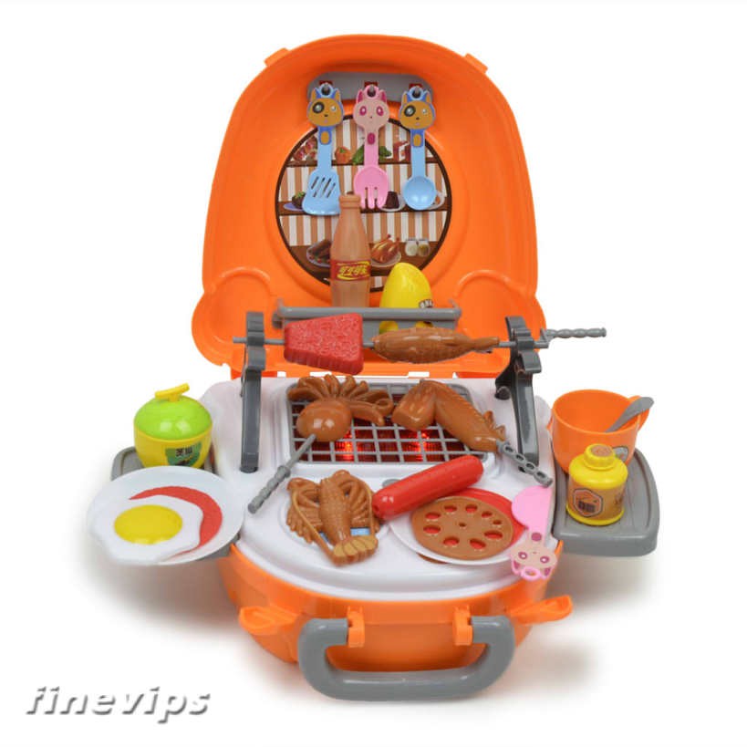 barbecue bbq deluxe full light & sound playset