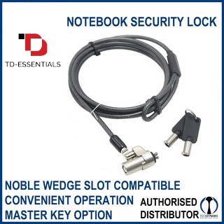 Noble Wedge Compatible Notebook Security Lock (Master Key)