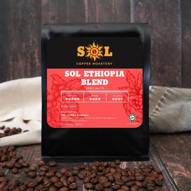 Shop Malaysia Arabica Coffee Bean Sol Ethiopia Blend Freshly Roasted Shopee Singapore