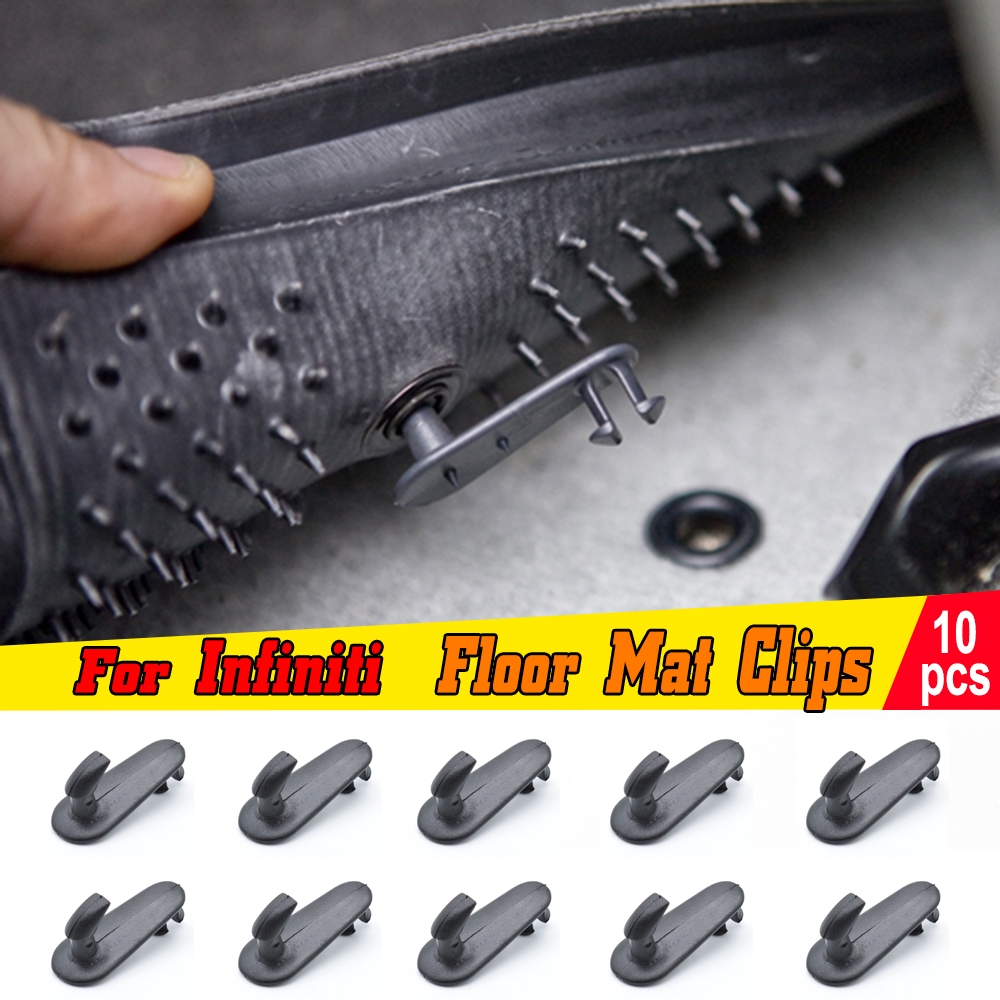 10pcs Car Floor Mat Clips Hooks Holders Retention Retainer Grips