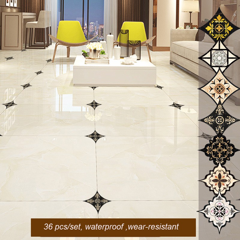 Tile Diagonal Stickers, How To Apply Floor Tile Stickers