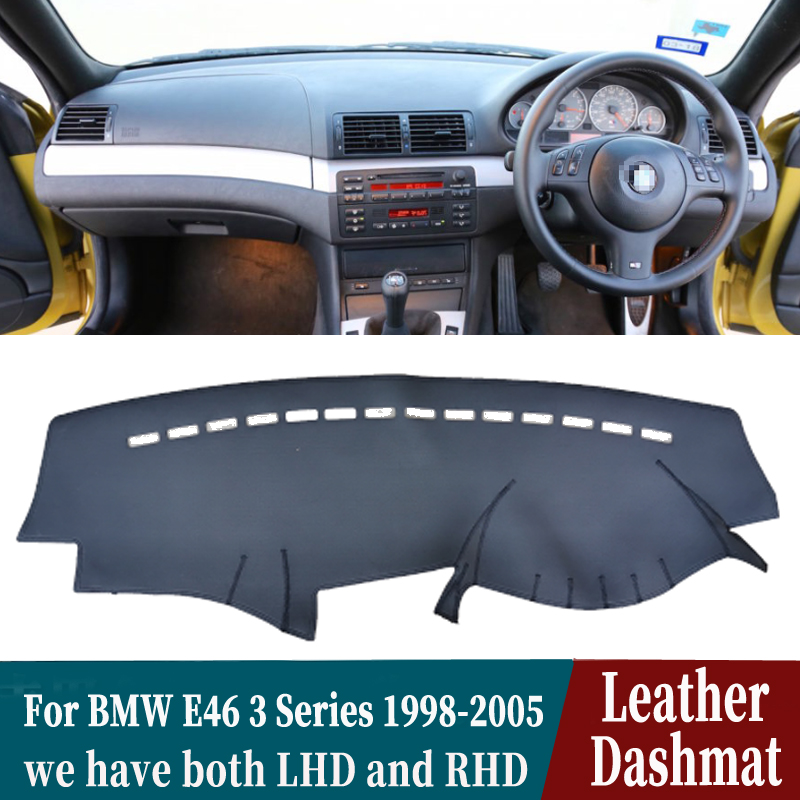 For Bmw E46 318i 316i 320i 325 1999 2000 2001 2005 Leather Dashmat Dashboard Cover Pad Dash Mat Carpet Car Styling Accessories Shopee Singapore