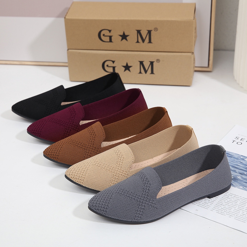 【AhSin】 Fashion Women Doll Shoes Office Flat Shoes Daily Loafer GM58-79