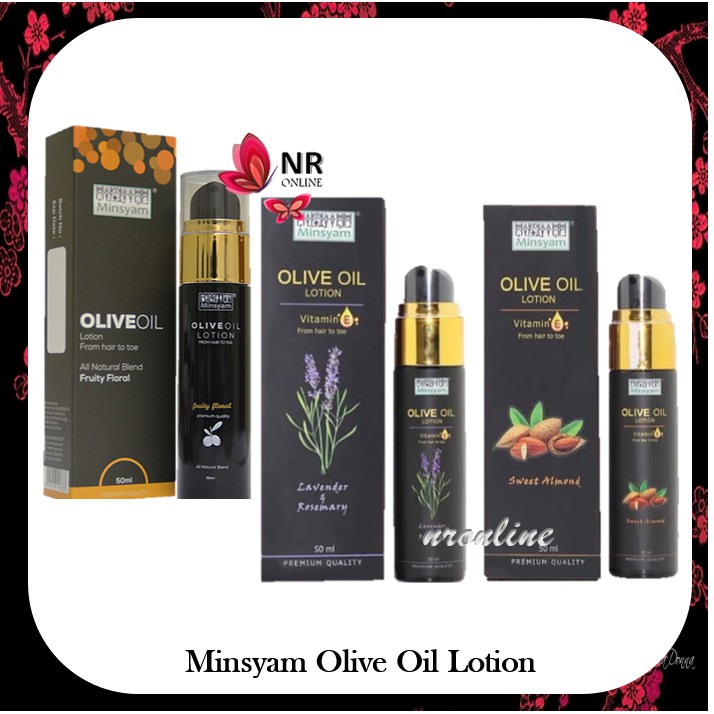 Minyam Olive Oil Lotion Lavender Fruity Floral Sweet Almond Shopee Singapore