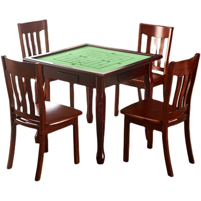 WEILIANG foldable table Wooden mahjong table Oak Mahjong Table Four