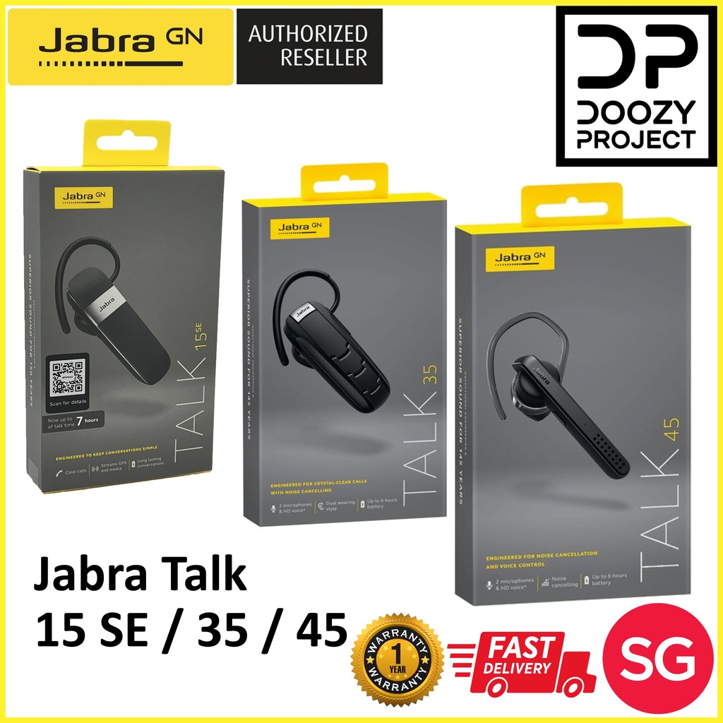 Jabra Talk 15 SE Talk 35 Talk 45 (1 year Singapore Jabra Warranty
