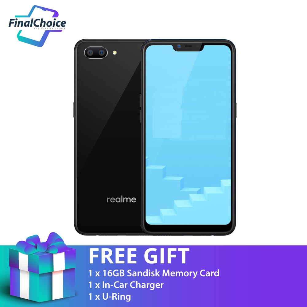 Free Gift Realme C1 2gb 16gb Original Oppo Malaysia Warranty Shopee Singapore