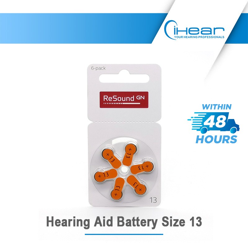 Hearing Aid Battery Size 13 Single Pack Shopee Singapore