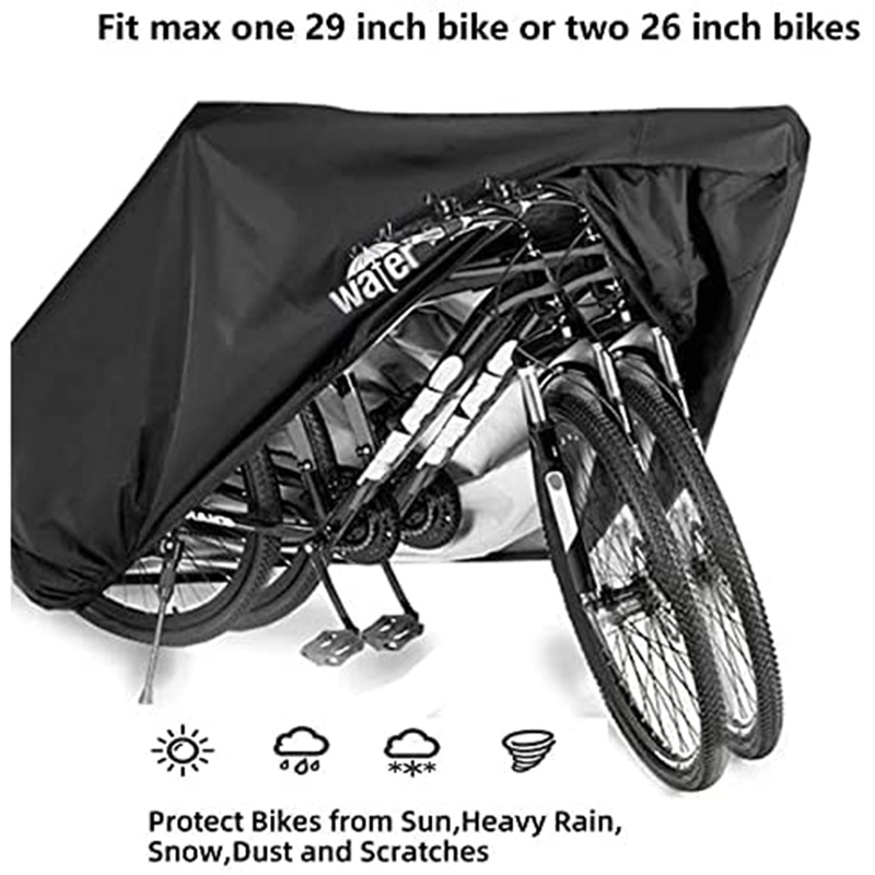 Waterproof Bike Bicycle Cycle Cover Outdoor Rain Dust Protector For 1/2/3 Bikes 