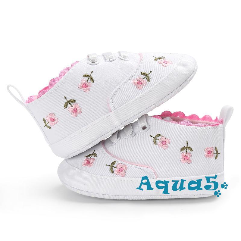 dFlower Baby Infant Kid Girl Soft Sole Crib Toddler Summer Princess Sneaker #7
