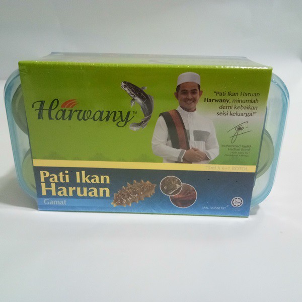 Harwany Pati Fish Haruan Gamat 75ml 6 1 Bottle Singapore