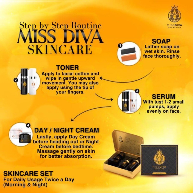 Trække på Møde Viewer Support SG Seller] $40 for the complete range by Miss Diva Skincare |  Shopee Singapore