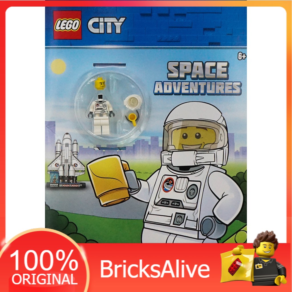 Shop Malaysia Bricksalive Lego City Space Adventure Activity Book With Exclusive Astronaut Minifigure Isbn 9781913110451 Shopee Singapore