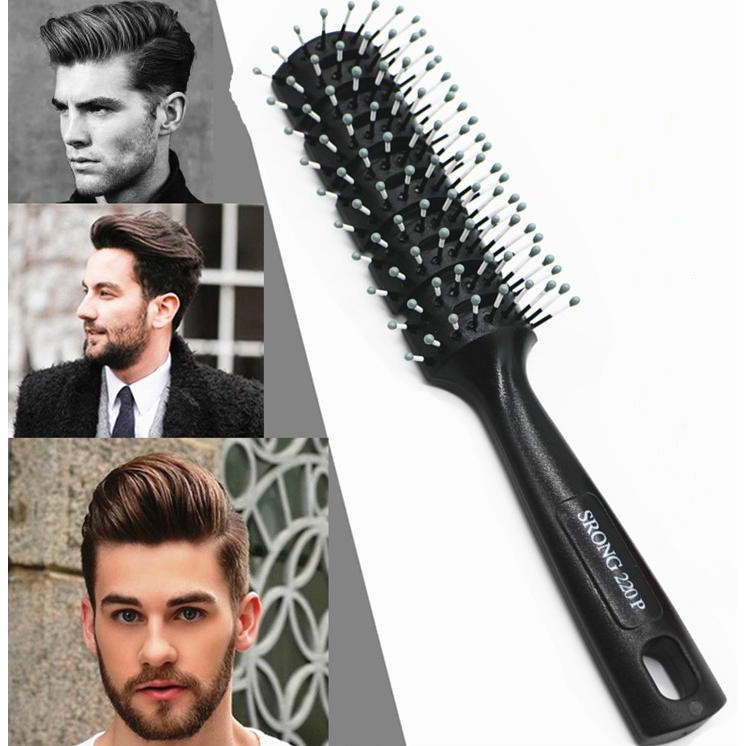 Fashionable Men Hair Brush Anti Static Comb Hairdressing Hairbrush