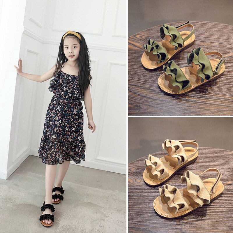 girls beach sandals