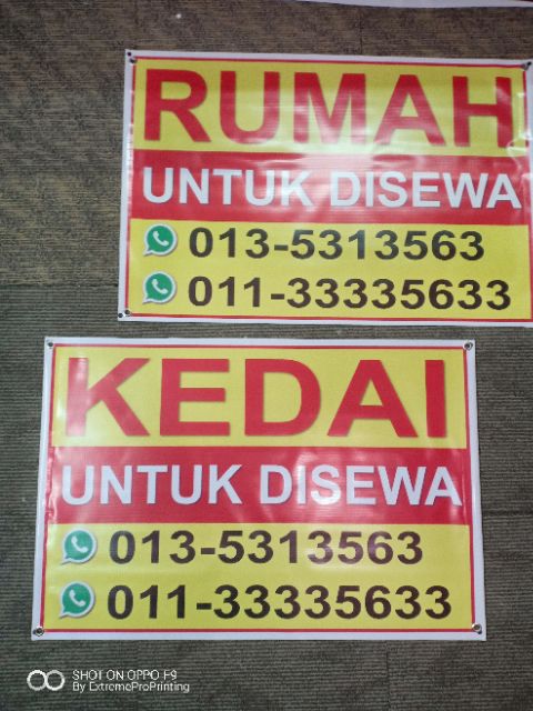 kedai banner near me