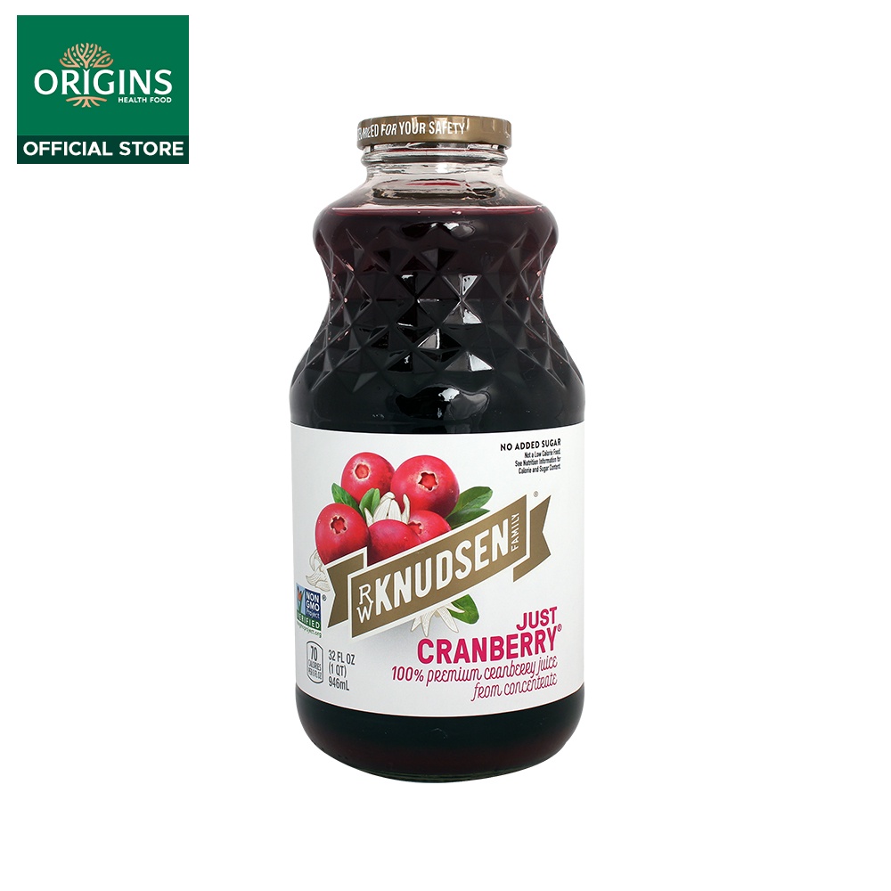Knudsen Pure Cranberry Fruit Juice 100 Unsweetened USA (32OZ) No added sugar Shopee Singapore