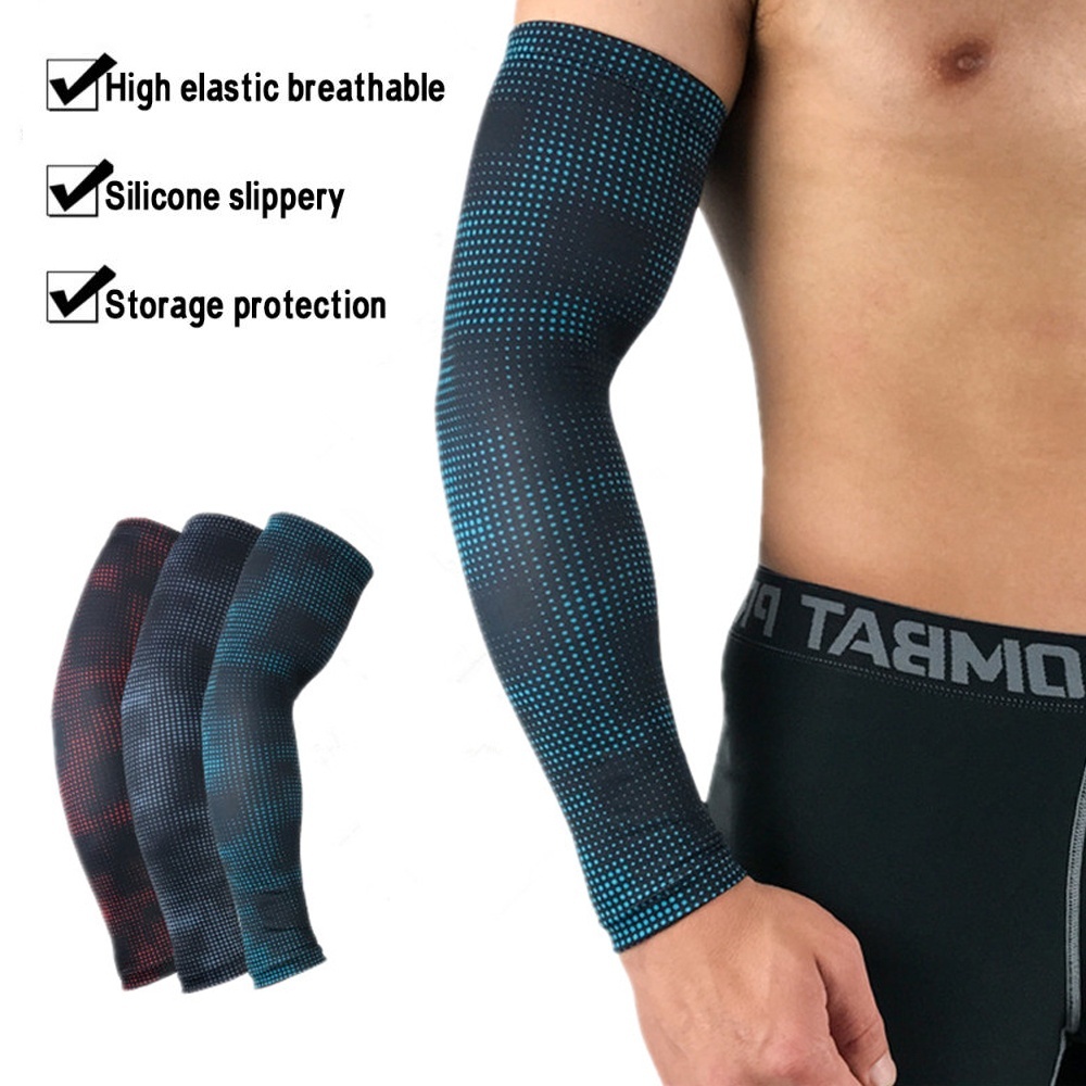 1Pcs Ultrathin Compression Cooling Athletic Arm Sleeve for Women and