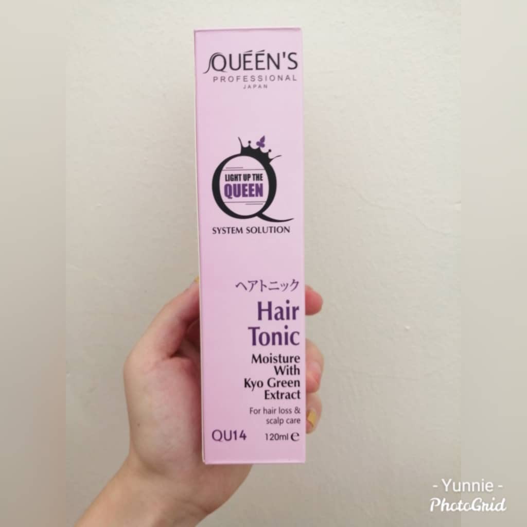 Qu14 Queen S Hair Tonic For Hair Loss Scalp Hair 1ml 头皮护理 Shopee Singapore