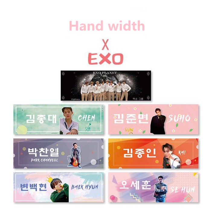 EXO KATALOG Cheap KPOP HAND BANNER | Shopee Singapore