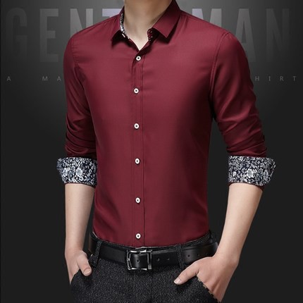 Baju Perniagaan Lelaki Pakaian Formal Smart Lengan Panjang Pakaian Lelaki Kemeja Suit Mt 008 Shopee Singapore