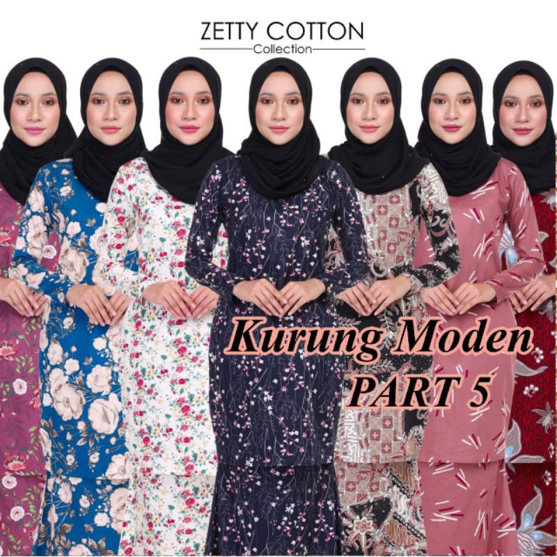 Shop Malaysia Sale 5 Kurung Moden Cotton Zehra English Cotton Baju Kurung Part 5 Shopee Singapore