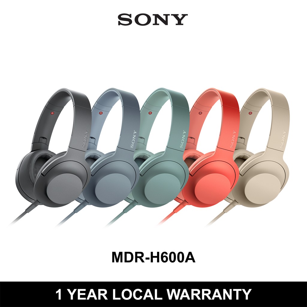 Sony Mdr H600a H Ear On 2 High Resolution Headphone Shopee Singapore