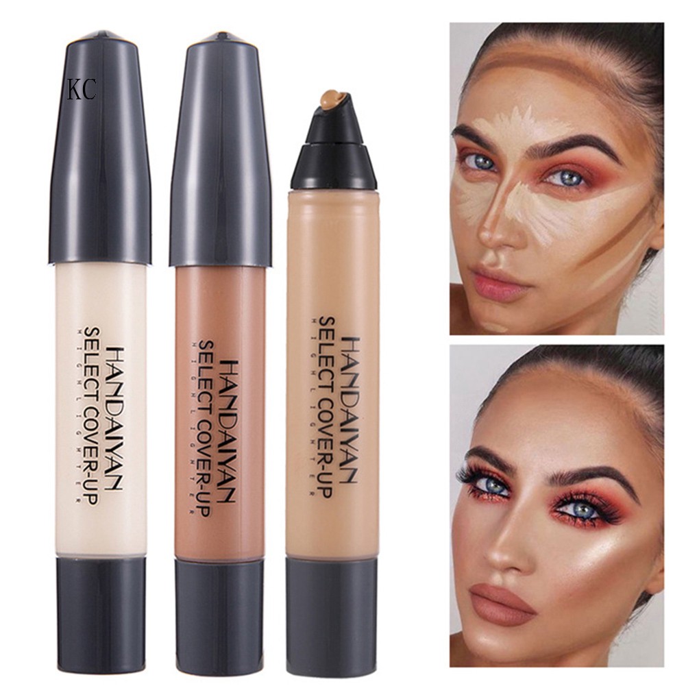 Kc Handaiyan Liquid Foundation Concealer Pen Highlighter Acne Covering Face Makeup Shopee Singapore