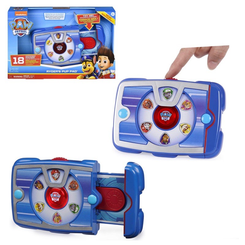 PAW Patrol, Ryder’s Interactive Pup Pad with 18 Sounds and Phrases ...