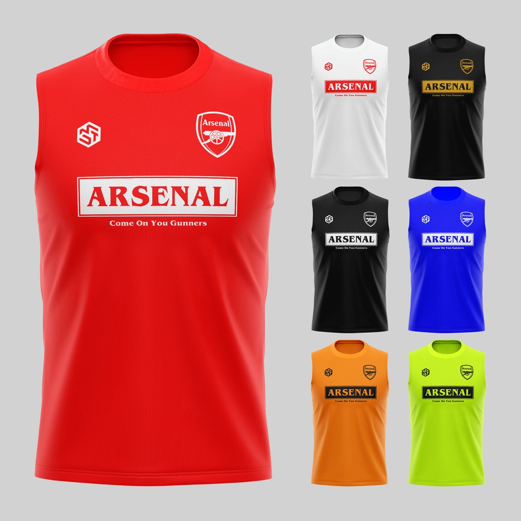 arsenal sleeveless training top